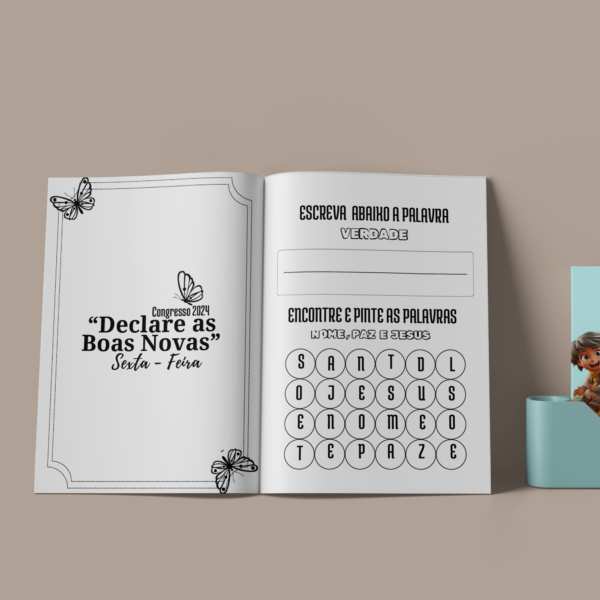 Caderno | Agenda Congresso 2024 | Declare As Boas Novas (Kids) - Imagem 2