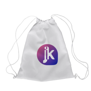 Mochila Branca Em Oxford